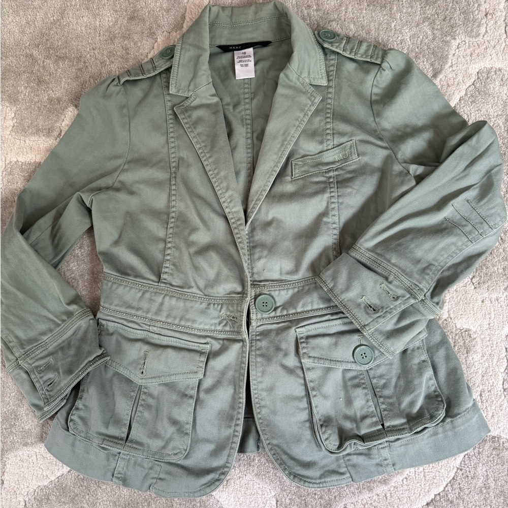 Green size 10 Marc Jacob jacket EUC